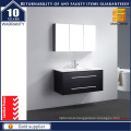 Simple Design Black Lacquer Bathroom Cabinet Unit